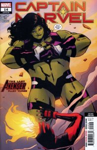 Captain Marvel (11th Series) #14 (2nd) FN ; Marvel | 148 She-Hulk Variant