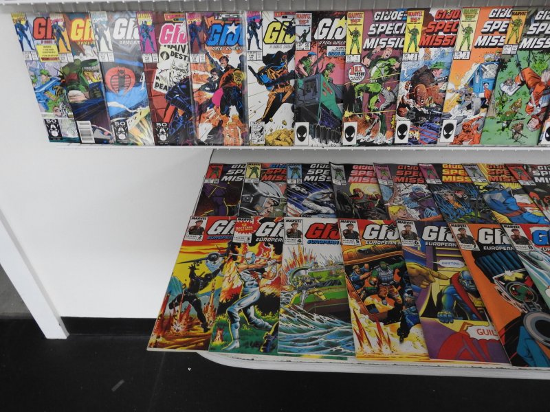 Huge Lot of 160+ Comics W/ G.I. Joe only!! Avg VF Condition!