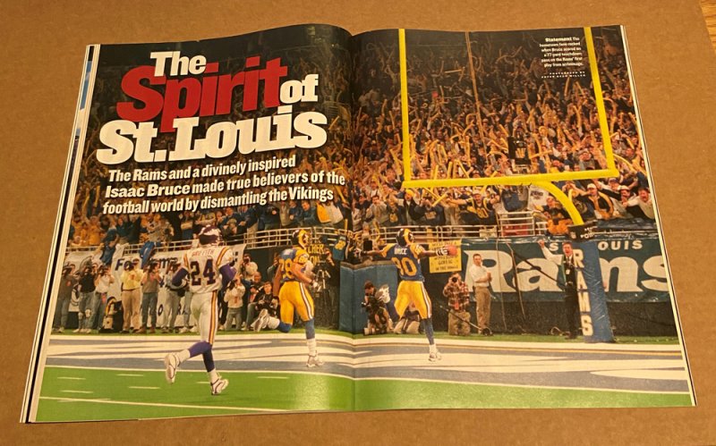Sports Illustrated ( 7.0 FN/VFN)  Isaac Bruce/Rams  /  January 2000