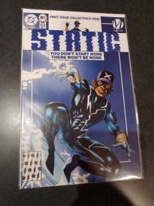 Static (DC, 1993 series) #1 [Static & Hot-Streak First Appearance]