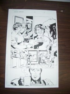 COMMON GROUNDS #2 PG 3-ORIGINAL COMIC ART-DAN JERGENS   FN