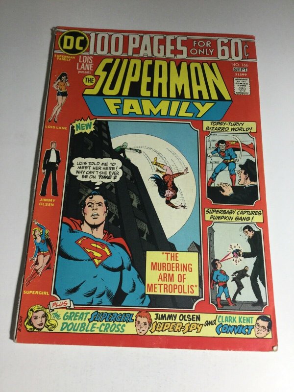Superman Family 166 Fn Fine 6.0 DC Comics