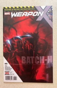 Weapon X #6 (2017) Greg Pak Story Marc Borstel Art Skan Batch-H Cover
