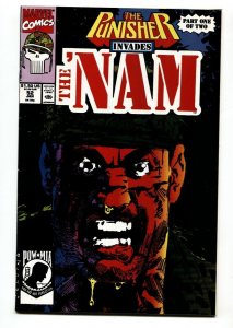 The 'Nam #52-Origin of the Punisher skull Marvel comic book 
