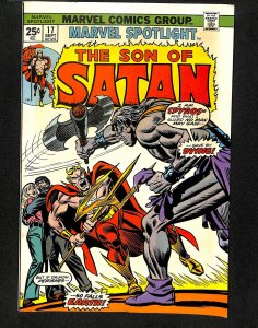 Marvel Spotlight #17 Son of Satan!
