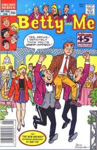 Betty And Me #164 VG ; Archie | low grade comic January 1988 Over Tipped Waiters