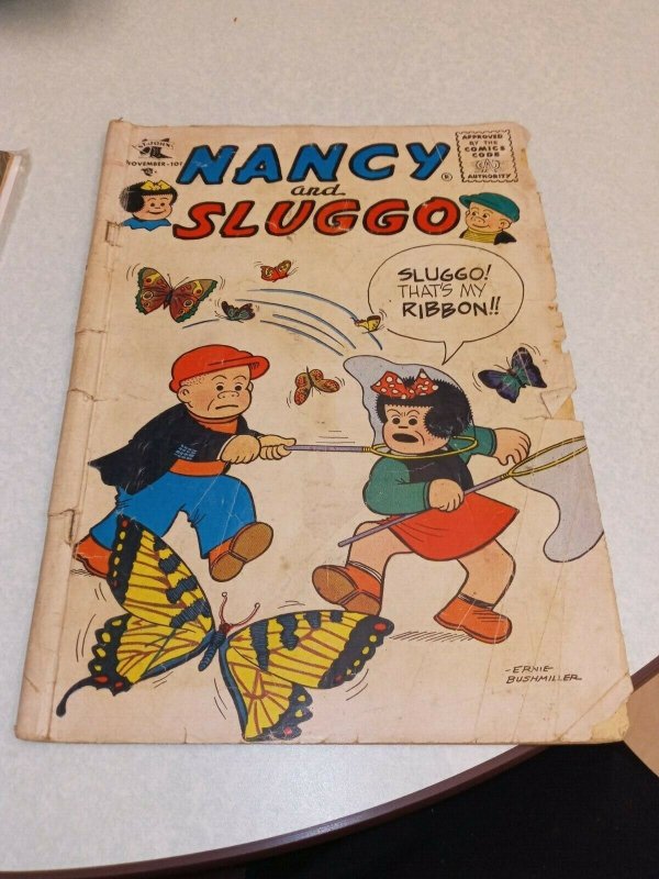 Nancy and Sluggo #126 1955-St.John-Ernie Bushmiller art golden age cartoon