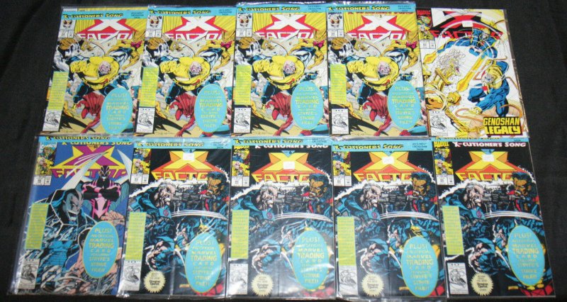 X-FACTOR COPPER AGE COMIC LOT 127PC (VF-NM) + ANNUALS 1-8