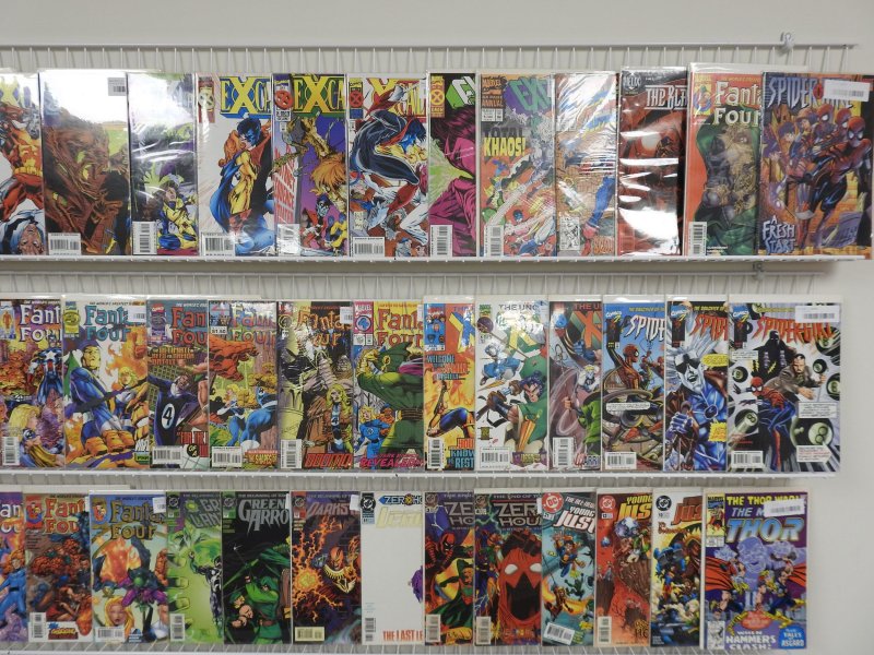 Huge Lot 130+ Comics W/ Fantastic Four, Batman, Thor +More AVG VF-