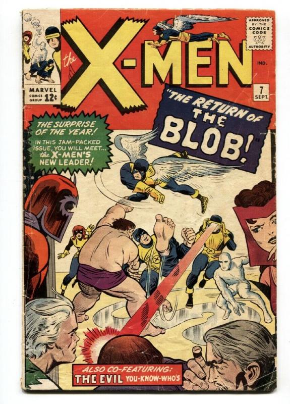 X-men #7 The Blob marvel-magneto-silver-age-1964 VG