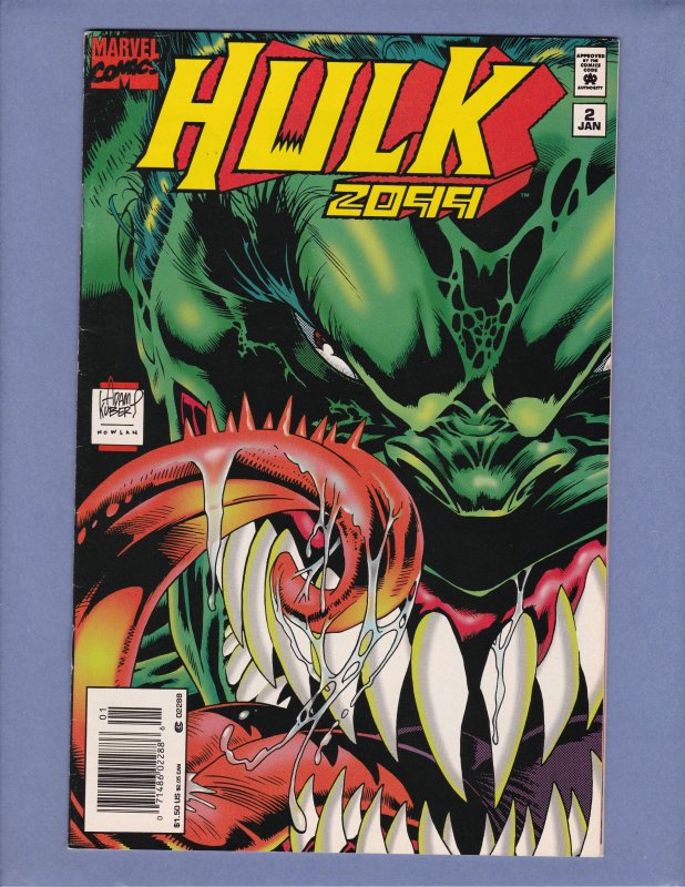 Hulk 2099 #2 VF Newsstand Edition Marvel 1995