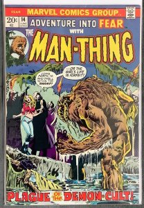 Fear #14 (1973, Marvel) Featuring Man-Thing.  FN/VF