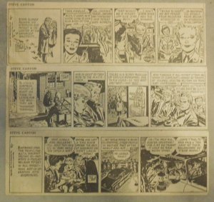 (312) Steve Canyon Dailies by Milton Caniff  from 1961 Complete Year !