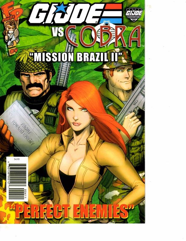 Lot Of 2 Comic Books IDW G.I.Joe Future Noir #1 and Vs Cobra #4  MS20