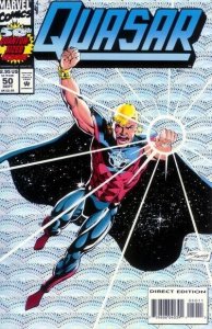 Quasar #50 Silver Foil Marvel Comics 09/93 (FNVF 7.0/Stock Pic)