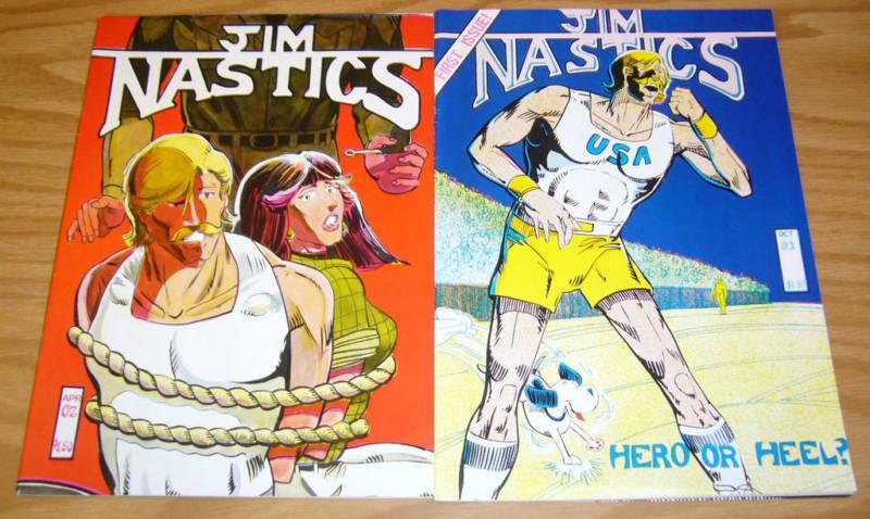 Jim Nastics #1-2 VF/NM complete series OLYMPIC GYMNAST COMICS