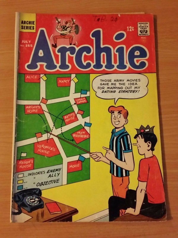 Archie #165 ~ VERY GOOD VG ~ 1966 Archie Comics