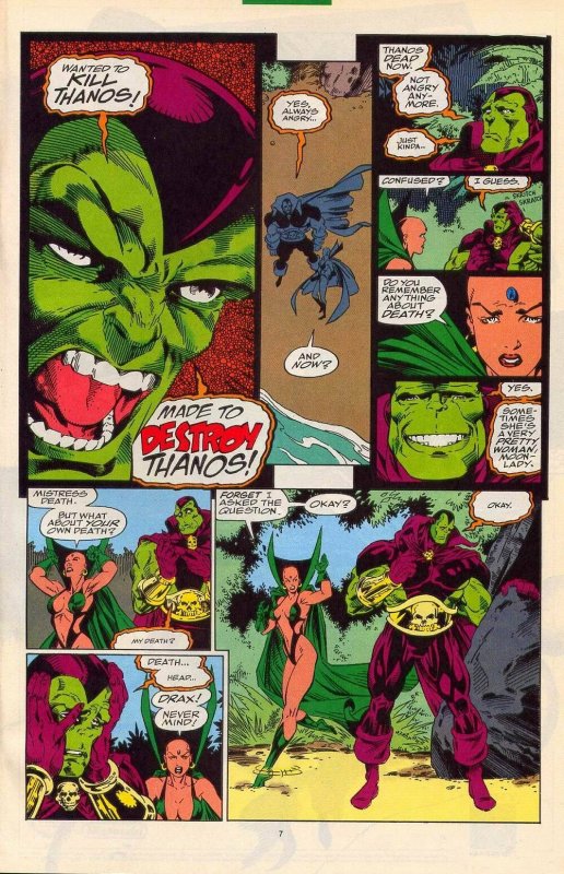 WARLOCK & THE INFINITY WATCH #07 (1992) TOM RANEY | DIRECT EDITION