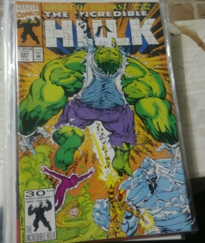 Incredible Hulk  # 397 1992 MARVEL  u foes  ghosts of the past pt 1  leader