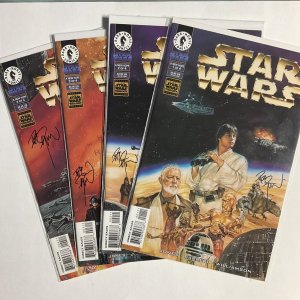 STAR WARS A NEW HOPE 1-4 COMPLETE 1997 DARK HORSE NM SIGNED DAVE DORMAN LOT