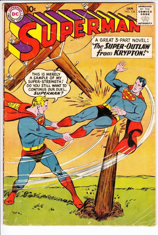 Superman (1st Series) #134 VG; DC | save on shipping - details inside 