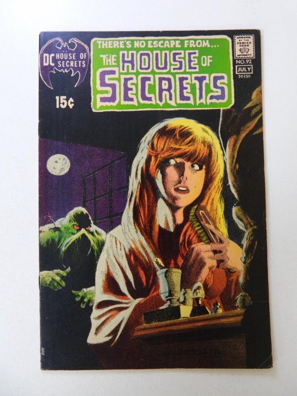 House of Secrets #92 (1971) 1st appearance of Swamp Thing FN+ condition