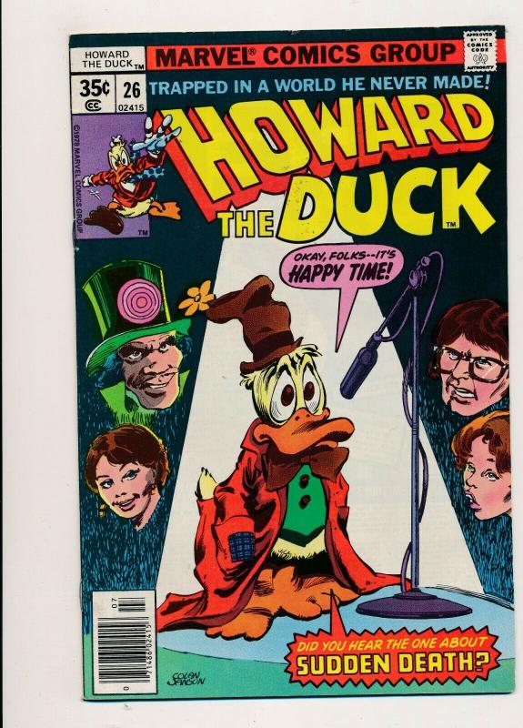 MARVEL LOT of 7-HOWARD THE DUCK #24, #23,25-29 1977/'78 VERY GOOD/FINE (PJ89) 