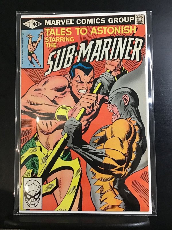 Marvel Comics! Tales to Astonish starring the Sub-Mariner! Issue #6!
