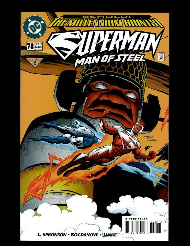 Lot of 12 Superman DC Comic Books #74 75 76 77 78 79 80 81 82 83 84 85 J406 