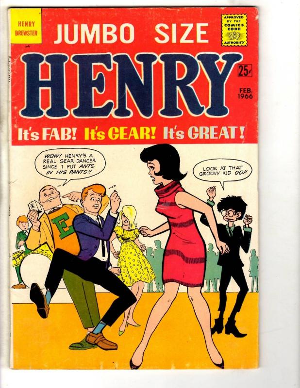 Jumbo Size Henry Brewster # 1 FN 1966 Silver Age Comic Book Country Wide JL9