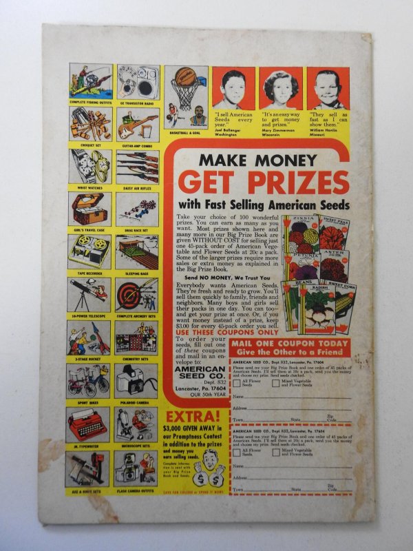 Superman #205 (1968) VG Condition stain front/back cover