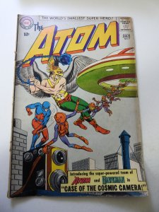 The Atom #7 (1963) GD/VG Condition cove detached at one staple