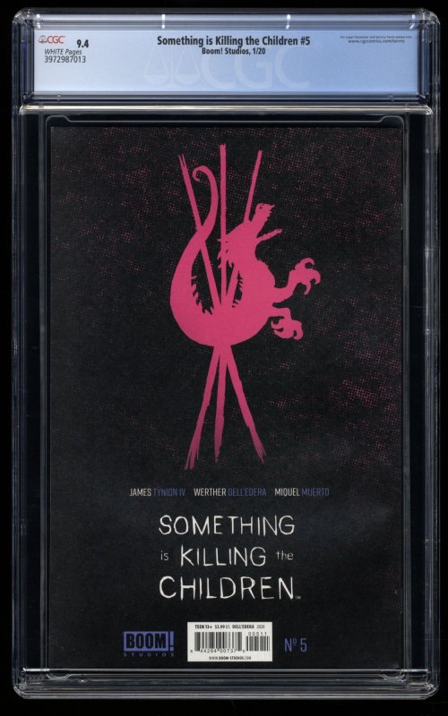 Something is Killing the Children #5 CGC NM 9.4 White Pages