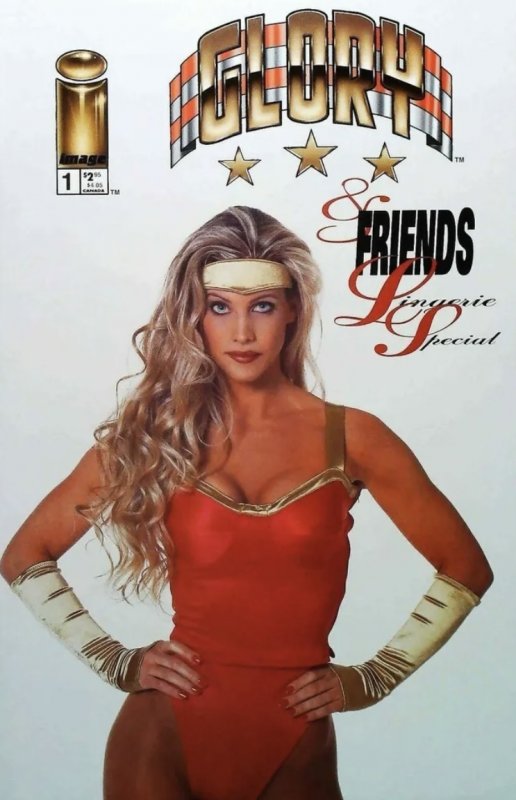 Glory & Friends Lingerie Special Photo Cover (1995) and art cover by Drew
