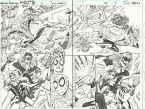 Amazing Spider-Man: RYV #22 pgs. 6 & 7 Spinneret Spiderling art by Scott Koblish