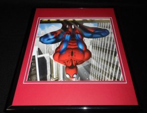 Amazing Spiderman Hanging Upside Down Framed 11x14 Photo Display