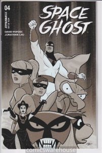 SPACE GHOST (2024 DYNAMITE) #4 VARIANT 1:20 CVR I CHO B&W NM R32976