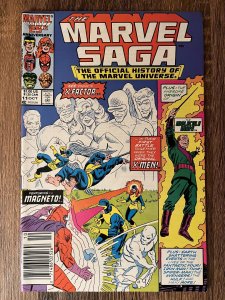 The Marvel Saga History of Marvel Universe #11 Newsstand Edition (1986)