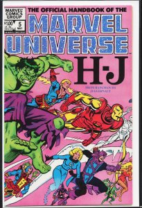 The Official Handbook of the Marvel Universe #5 (1983) Hulk