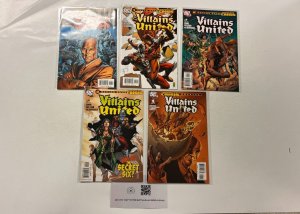 5 Villains United DC Comics Books #1 2 4 5 6 Simone 26 JW15