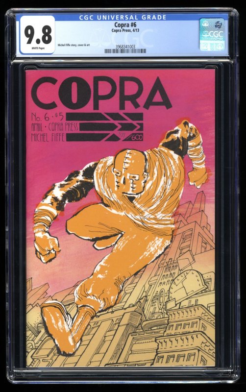 Copra #6 CGC NM/M 9.8 1st Print MIchel Fiffe Story Cover and Art Scarce!