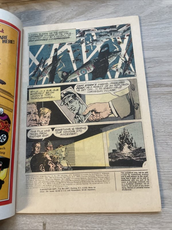 DC Bronze Age : Our fighting Forces #138 (Joe Kubert) The Losers (John Severin)