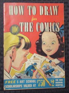 1942 HOW TO DRAW FOR THE COMICS Street & Smith VG+ 4.5