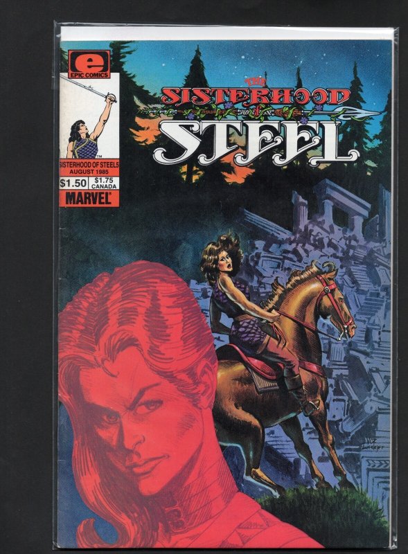 Sisterhood of Steel #1-8 Set. EPIC COMICS. 1984