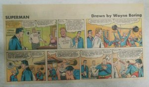 Superman Sunday Page #1177 by Wayne Boring from 5/6/1962 Size ~7.5 x 15 inches