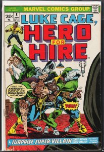 Hero for Hire #8 (1973) Luke Cage