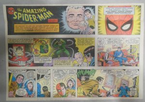 Spiderman Sunday by Stan Lee & John Romita from 3/13/1977 Size: 11 x 15 inches