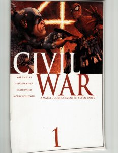 Civil War #1 (2006) Captain America