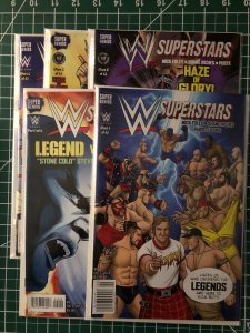 WWE Superstars #9 (2 covers) plus 3 other issues (2014)