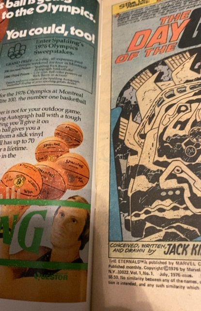 The Eternals #1 (1976)first book and origin l/Jack KIRBY MID GRADE